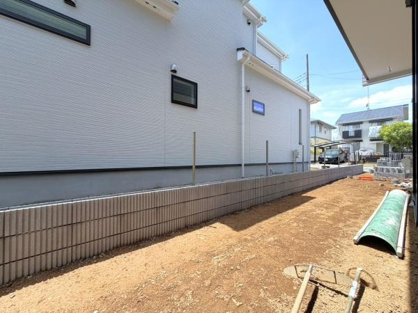 横浜市都筑区東山田４丁目の新築一戸建の庭