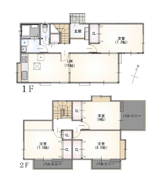 横浜市港北区仲手原２丁目の中古一戸建