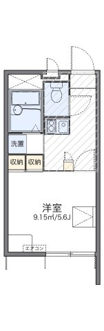 レオパレスロフテージミドリの間取り