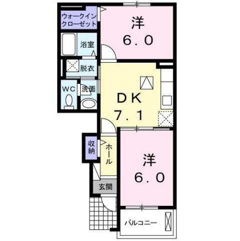 グランツ・ハウスⅡの間取り