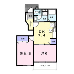 【間取り】 | パティオⅡ