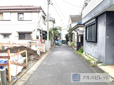 新築｜練馬区旭町2丁目｜全1棟の前面道路含む現地写真|前面道路含む現地写真です