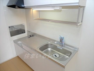 ガーデンハウスのキッチン|浄水器一体型シャワー水栓