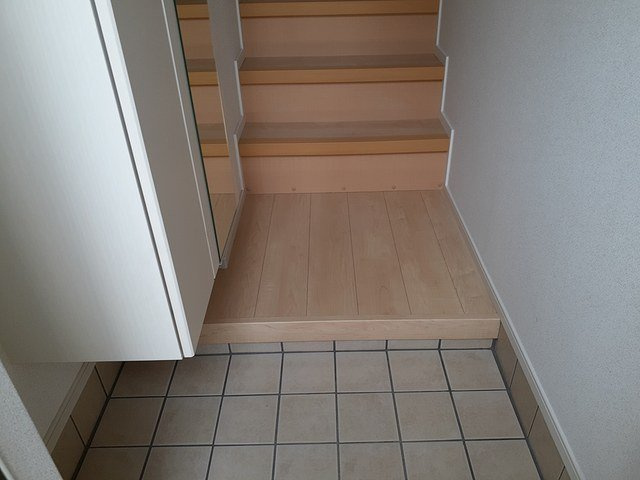 カーサ・ディレットの玄関
