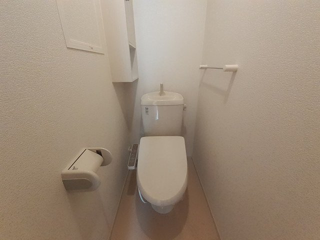 メゾン　ソレイユＡのトイレ|コンパクトで使いやすいトイレです