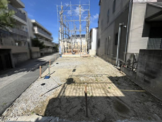 FreeLife上ノ島2-2号地　の前面道路含む現地写真