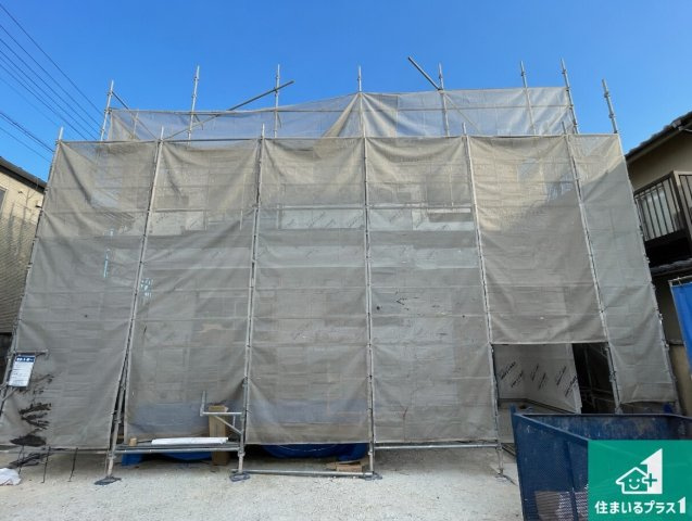 ★宇治市羽拍子町　第3期　新築一戸建ての外観|周辺は落ち着いた街並みの住宅地！子育てがしやすい住環境です！まだ未完成ですが、現地でしかわからない事もございます。是非一度ご覧ください。