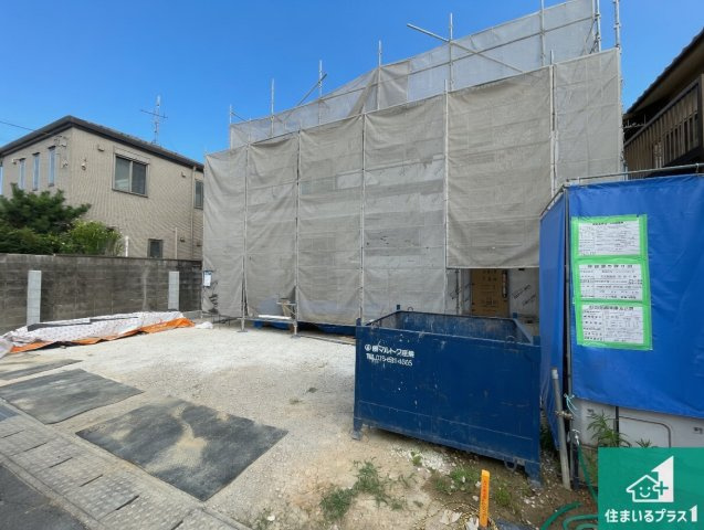 ★宇治市羽拍子町　第3期　新築一戸建ての外観|周辺は落ち着いた街並みの住宅地！子育てがしやすい住環境です！まだ未完成ですが、現地でしかわからない事もございます。是非一度ご覧ください。