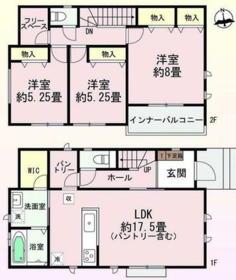 【区画図】 | 前橋市南町新築　３LDK・全室南向き！