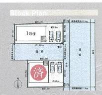 【区画図】 | クレイドルガーデン天理市二階堂上ノ庄町第９ | 区画図