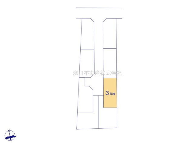 八王子市　上壱分方町　新築一戸建て　１８期の区画図|～全8棟の新しいコミュニティが誕生～