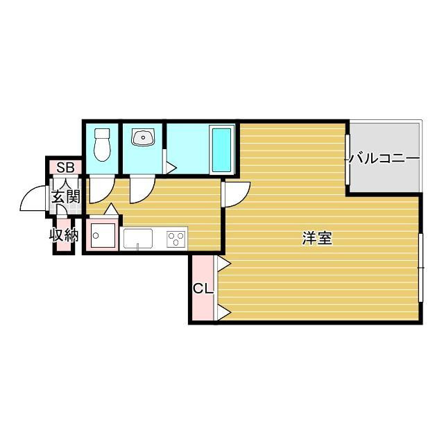 クレアールの間取り