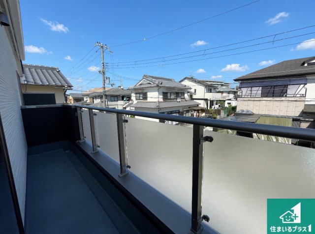 宇治市羽拍子町　第3期　新築一戸建てのバルコニー|日当たりのよいバルコニー！お部屋が開放的に！