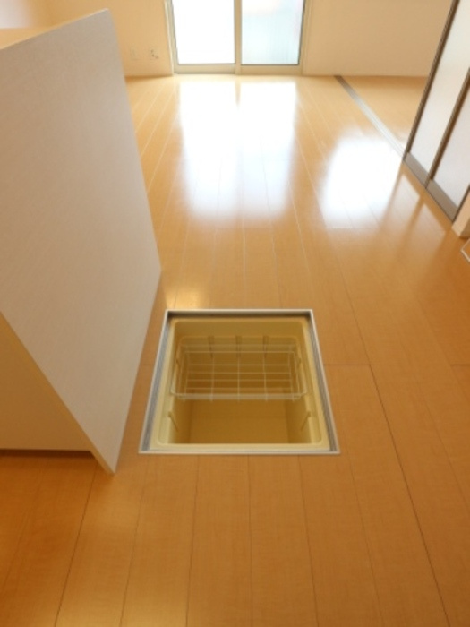 プラシデスB棟の収納|床下収納です