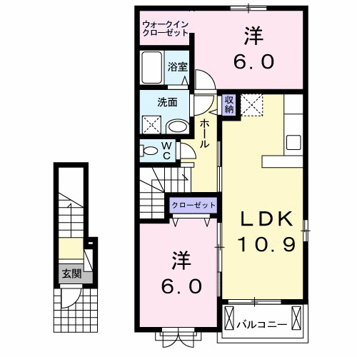 アンシャンテⅡの間取り