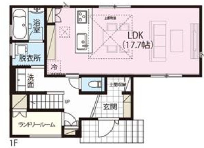 【仲介手数料無料】所沢市北秋津全４棟１号棟　所沢市の新築住宅なら西武ハウジングの間取り