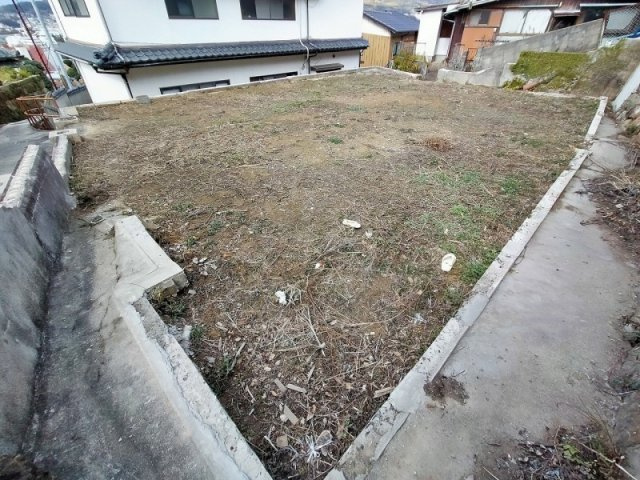峰坂町土地の外観|南東側から