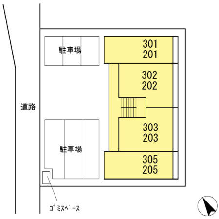 プロピスト　　刈谷市の賃貸ならクラスホーム刈谷店の区画図
