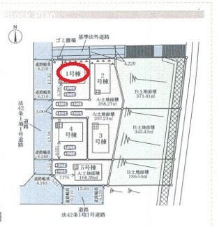 【区画図】 | クレイドルガーデン平群町若葉台第１ | 区画図