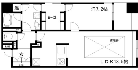 ワコーレディ・アルクス元町の間取り