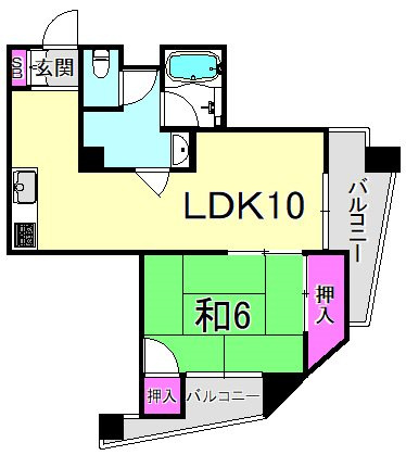 奥野ビルの間取り