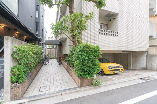 ディム三宿のエントランス