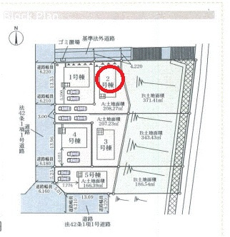 【区画図】 | クレイドルガーデン平群町若葉台第１ | 区画図