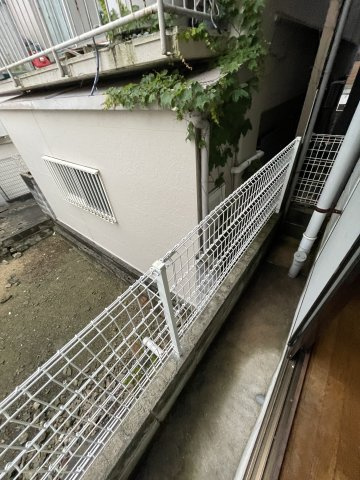 嶋田ハイツのバルコニー