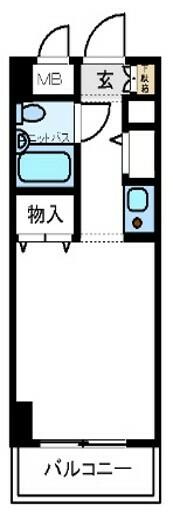 【間取り】 | 日興パレス伊勢佐木町北パートⅢ