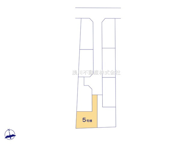 八王子市　上壱分方町　新築一戸建て　１８期の区画図|～全8棟の新しいコミュニティが誕生～