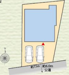 【仲介手数料無料】所沢市上新井２丁目全１棟　所沢市の新築住宅なら西武ハウジングの区画図