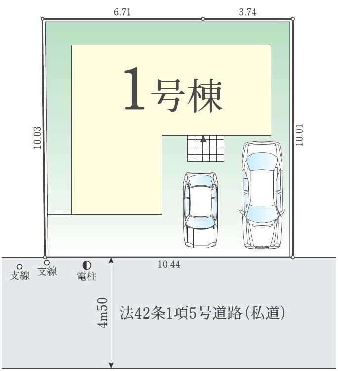 【内覧動画公開中！】府中市多磨町2丁目 西武多摩川線 多磨駅 新築戸建の区画図