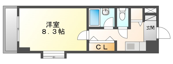 アドヴァンシティ岡山ステーションの間取り