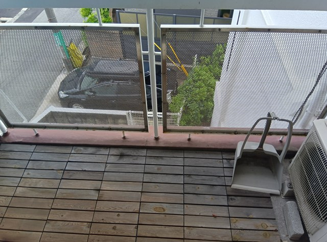 芦屋第一コーポラスのバルコニー