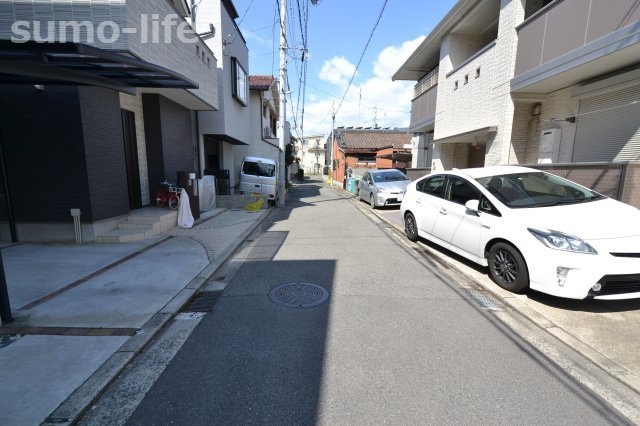 アミティハイツA棟の駐車場