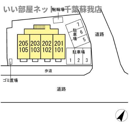 グラン　フェルトの区画図