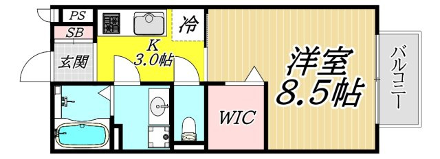 グレイス尼崎B棟の間取り