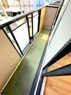 【バルコニー】 | メゾンクレール | ※イメージ　反転タイプのお部屋