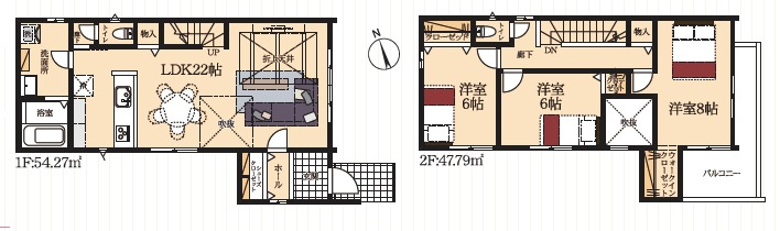 安城市東町第1　新築分譲住宅　全2棟　1号棟