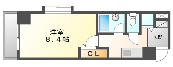 アドヴァンシティ岡山ステーションの間取り