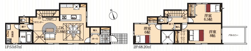 安城市東町第1　新築分譲住宅　全2棟　2号棟