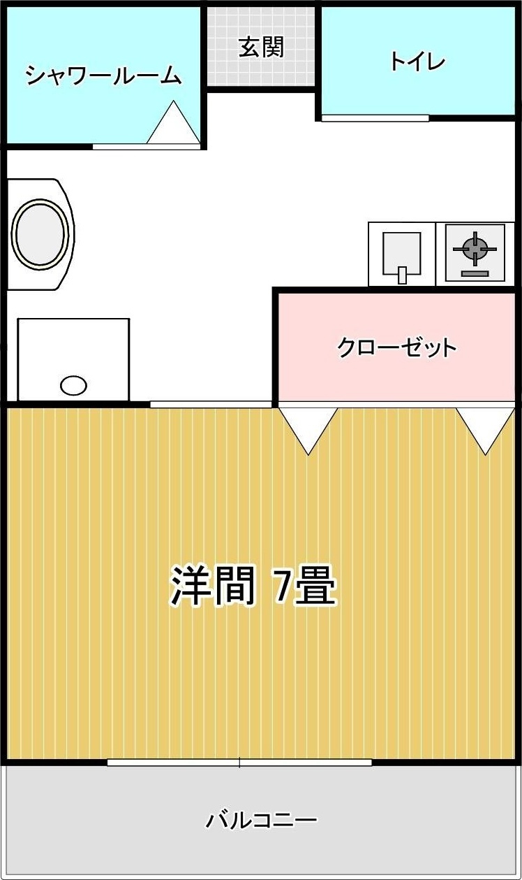 グリーンハイツの間取り