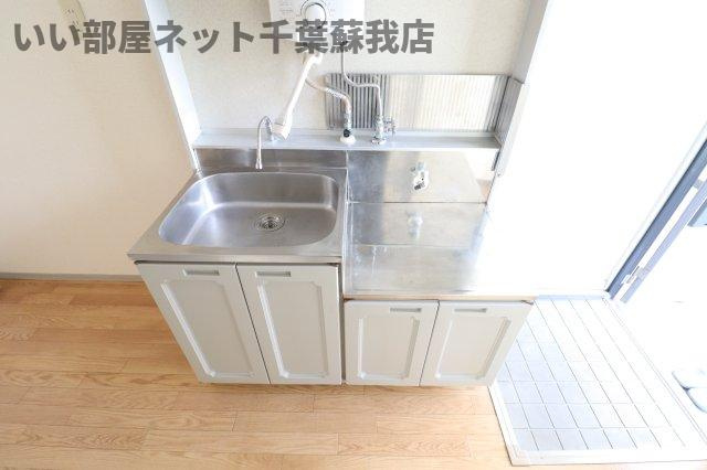 ハイツ朋英Bのキッチン|きれいなキッチンです