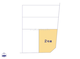 【区画図】 | 名古屋市千種区松軒２丁目4-11【仲介手数料無料】新築一戸建て　2号棟