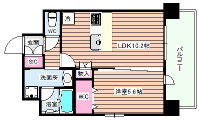 【間取り】 | スプランディッド梅田WEST