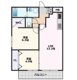 【間取り】 | アヴェニール千里山松が丘 | 間取り★