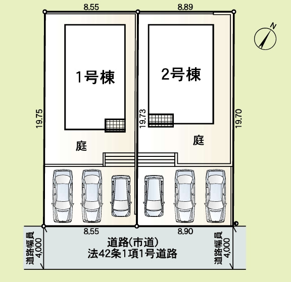 大野城市平野台第7の区画図