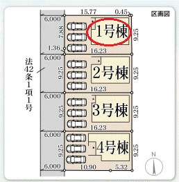 【区画図】 | リーブルガーデン木津川市加茂町駅東４丁目２期 | 区画図