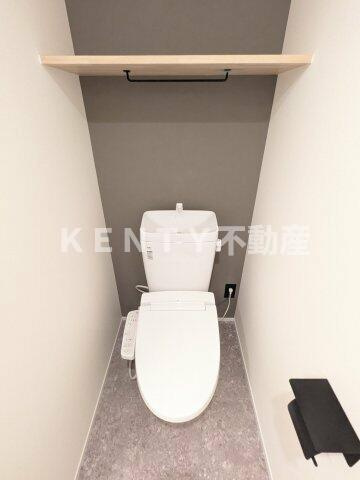 【トイレ】 | アピチェ戸越銀座 | 落ち着いた色調のトイレです