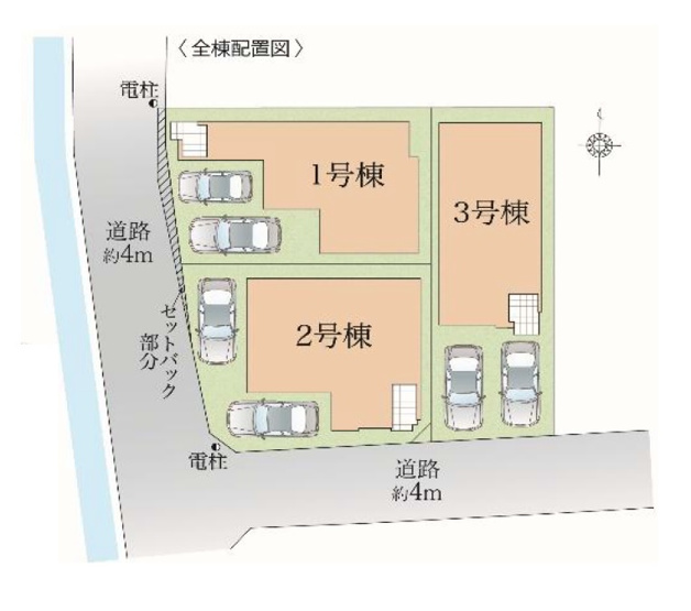 【区画図】 | 福岡市早良区飯倉3丁目7期　2号棟（全3棟）【仲介手数料無料・0円】 | 区画図です。2号棟